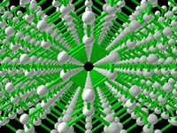 Molecular carbon structure of a diamond